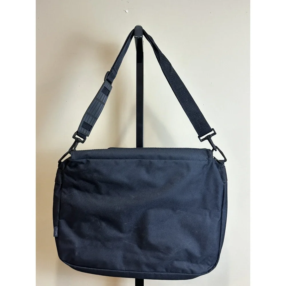Colorado Rockies MLB Messenger Bag Black Canvas Laptop Satchel Crossbody Gemline